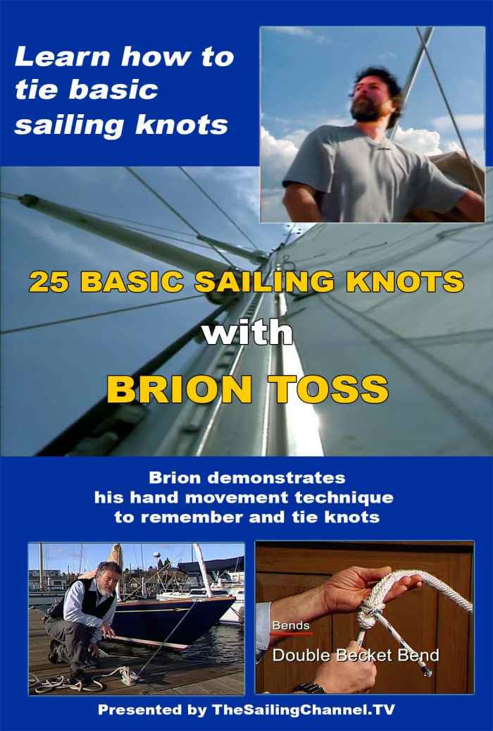 25 Basic Sailing Knots with Brion Toss Video