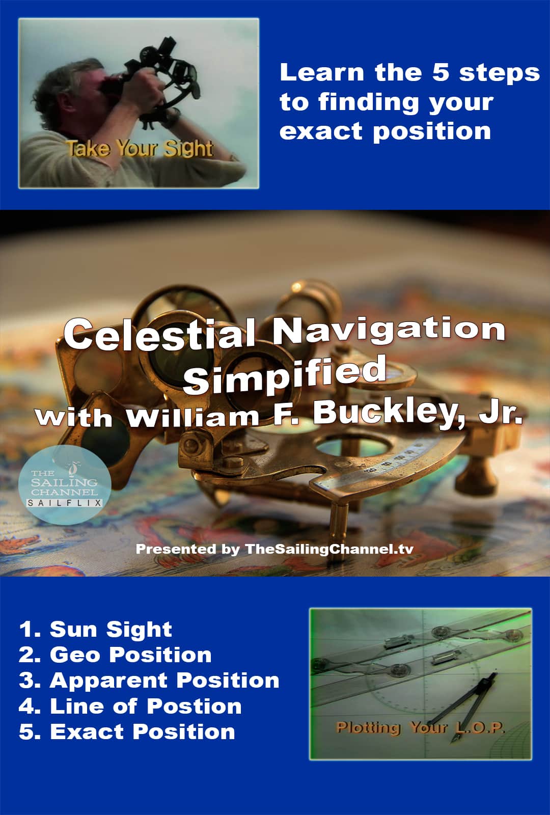 Celestial Navigation Simplified with William F. Buckley, Jr. Video